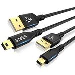 KRORAS Mini USB Cable 3.3 FT 2 Pack