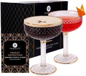 Luxury Coupe Cocktail Glasses | Set