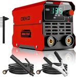 Mini Stick/Lift TIG Welder：DEKOPRO 135Amp 110V MMA Portable ARC Welding Machine Kit, IGBT Digital Display LCD, Hot Start, Arc Force, Anti-Stick