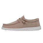 Hey Dude Men's Wally Funk | Men's Loafers | Men's Slip On Shoes | Comfortable & Light-Weight, Tan, 8