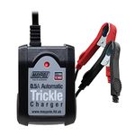 Maypole 0.5A 12V Automatic Trickle Car Battery Charger 9 Stage Charging Cycle Maintenance Charging Lead Acid AGM GEL, Red/Black