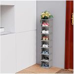 MADSOUKY Shoe Rack 8 Tiers DIY Narr