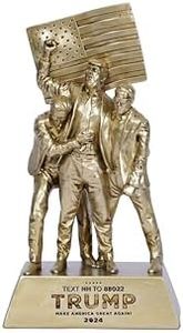 PUHOZN 9 inch Donald Trump Bobblehead 2024 Trump Merchandise Donald Trump Collectibles Statue Figurines World Leaders Collection Gift Make America Great Again MAGA