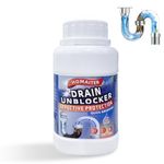 HOMAITER Drain Unblocker, Powerful Cleaner Formula, 260g, Removes Hair, Grease & Soap Scum, Safe for Pipes and Septic Systems
