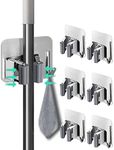 Henrycares 6-Pack Broom Mop Holder,