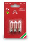 Konstsmide 1042-030 Official Spares Welcome Light Bulbs, 34 V, 3 W - Pack of 3, Clear