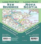 New Brunswick / Nova Scotia Large Print Province Map