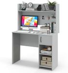 Giantex Computer Desk with Hutch, H