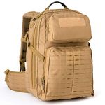 MT Adventure 48H Military Rucksack MOLLE Tactical Assault Hydration Backpack,Coyote