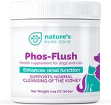 Phos-Flush Phosphate Binder for Cats and Dogs. Dog Kidney and Cat Kidney Support. Feline Urinary Tract Support. Compliments a Renal Failure Dog Food Diet or Cat Renal Support Diet. 200 Grams.