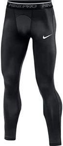 Nike Mens Pro Full Length Training Tight (Medium, Black)