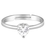 GIVA 925 Silver Passionate Love Ring | Gifts for Girlfriend, Gifts for Women and Girls | With Certificate of Authenticity and 925 Stamp | 6 Month Warranty*