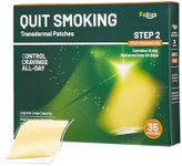 Nicotine Patches 14mg - 35 Pcs Step 2 Quit Smoking Nicotine Transdermal Patches 24 Hour Help Craving Relief Stop Smoking Aids Patches