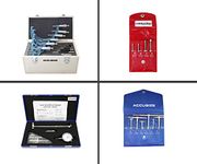 Accusize Industrial Tools Toolmaker Inspection Set, Telescope Gages, 0-6'' Micrometers and 2-6'' by .0005'' Dial Bore Gage, Egee-5006