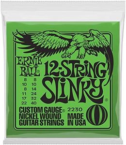 Ernie Ball Slinky 12-String Nickel Wound Electric Guitar Strings - 8-40 Gauge