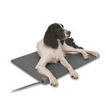 K&H Manufacturing Deluxe Lectro-Kennel Medium Gray 16.5-Inch by 22.5-Inch 60 Watts