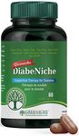 DiabeNiche, 60 Capsule, High Potency Formula For Blood Sugar Levels, Blood Sugar Support Supplement Contains Alpha Lipoic Acid - American Ginseng - Fenugreek, Blood Sugar Control Supplement, Promotes Healthy Glucose Levels, Metabolize Carbohydrates And Fats, NON GMO, Greeniche