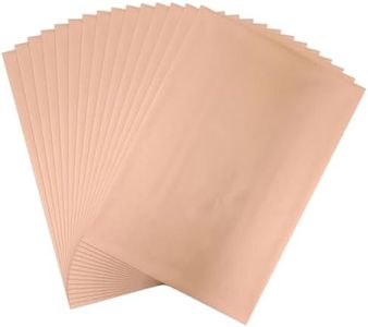 Briartw 100 Sheets Rose Gold Hot Foil Paper,20x29cm Toner Reactive Foil Hot Stamping Foil Paper by Laser Printer and Laminator for Scrapbooking Craft Cardmaking DIY Album Decoration
