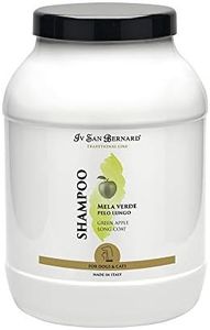 Champú de Manzana Verde - Champú para Gatos y Perros - 3 L - Ayuda a Conseguir una Profunda Reestructuración del Cabello - Ideal para Pelos Largos - IV San Bernard