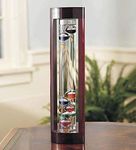 Galileo Thermometer with Cherry Finish Wood Frame SALE