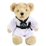 Houwsbaby Teddy Bear Stuffed Animals with Taekwondo Uniform Birthday Gift for Kids Boys Girls Valentine's Day, 20CM