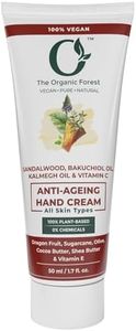 Plant-Based Anti Aging Hand Cream with SPF Protection | Hand Cream for Dry Cracked Hands | Bakuchiol, Dragonfruit, Shea Butter, Sandalwood & Vitamin C for Dry Hands | Wrinkle Help |