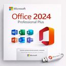 Microsoft Office 2024 Pro Plus Windows 10 & 11 USB Drive - Lifetime 1 PC User