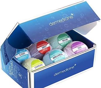Bath Bombs for Women Relaxing Bath Bomb Gift Set All Natural Bathbombs for Woman with Essential Oil Scented Large Bulk 6 Pack Individually Wrapped Fizzy All Natural Bath Bombs