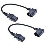 (2 Pack) Tekit IEC 320 90 Degree C1