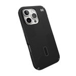 Speck Black iPhone 16 Pro Case MagSafe and ClickLock - Slim Phone Case iPhone 16 Pro - iPhone 16 Pro Phone Case - Presidio 2 Grip - Black/Slate