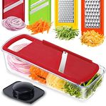 Geedel Professional Mandoline Slicer for Kitchen, Multi Purpose Vegetable Slicer Cutter, Vegetable Cutter Onion Cutter for Veggie Fruit Cheese