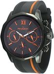 Peugeot PP Men's Analog Quartz Watch with Silicone Strap 2046BOR