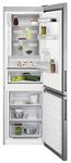 AEG 7000 Series Fridge Freezer RCB732E3MX NoFrost 230/101 litres, Stainless Steel with Antifingerprint & Grey