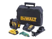 DEWALT DCLE34021D1-GB 18V 1 X 2AH Li-Ion XR Green Self-Levelling Cross-Line Laser Level