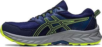 ASICS Men's Gel-Venture 9 Shoes, Peacoat/Safety Yellow, 9.5 X-Wide