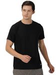 BLUE TYGA Ice Tee� Comfortable T-Shirt for Men | Cool Rush Technology | Running & Casual Wear Black