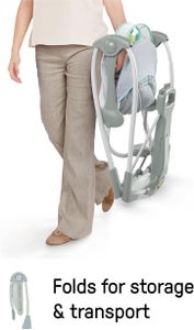Ingenuity 5-Speed Baby Swing – Adjustable Infant Soothing Seat