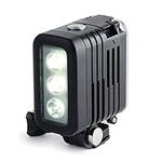 SOONSUN 50M Underwater Diving Light Waterproof LED Video Light for GoPro Hero 12 11 10 9 8 7 6 5 4 3 Fusion Session and Other Action and DSLR Cameras