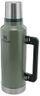 Stanley Classic Legendary Thermos 1.9L - Maintient la Température 45h (Chaud/Froid) - Bouteille Isotherme - Sans BPA - Gourde Isotherme en Acier Inoxydable - Gourde Inox - Hammertone Green