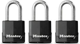 MASTER LOCK Pack of 3 Heavy Duty Pa