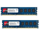 Kuesuny 16GB Kit (2X8GB) DDR3 1600MHz Udimm Ram PC3-12800 PC3-12800U 1.5V CL11 240 Pin 2RX8 Dual Rank Non-ECC Unbuffered Desktop Computer Memory Ram Module Upgrade