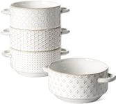 LE TAUCI Soup Bowls with Handles, 2