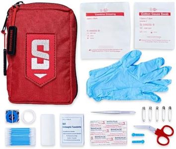 Surviveware 51 Pcs Comprehensive Premium Survival First Aid Kit - Medical Emergency Kit for Travel Camping Gear, Home Essentials & Outdoor Emergencies - HSA & FSA Eligible Survival Kit