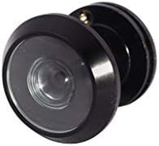 Door Viewer for Narrow Panel Doors - Peephole (Black - Oil Rubbed Bronze) 5/8", 3/4", 7/8" Panel Thickness