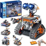 Sillbird STEM Robot Building Toys for Ages 8-13, 5in1 Remote & App Controlled Robot Educational Coding Technic Set for Kids, Creative for Boys Girls Aged 8 9 10 11 12+ （488 Pcs）