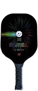 2025 Maxwill Powerserve Pickleball Paddle - Carbon Fiber Face, Lightweight USAPA Approved, Multilayer Fiberglass Construction, SX3 Honeycomb Core - Perfect for New Beginner