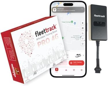 Fleettrack Pro Wired 4G GPS Tracker with 1 Year Pre-Recharged SIM + Mobile App (Android & iOS) | Hidden Mini GPS Tracker Device for Car, Bike, Scooty, Truck, Bus with 15+ Premium Features