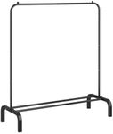 OTROUWORHT Clothes Rack Metal Clothing Rack with Bottom Shelf Garment Rack for Hanging Clothes Shirts Jeans and Coats Black