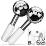 Ice Globes For Facials | Unbreakable Facial Ice Roller | Cryo Globes For Facials Anti-Age | Set Of 2 Anti-Wrinkle Face Globes | Cold Face Roller For Eyes and Face | Facial Ice Globes | Facial Tool