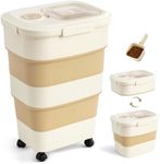 ZOMISIA 40-50lbs Dog Food Storage C